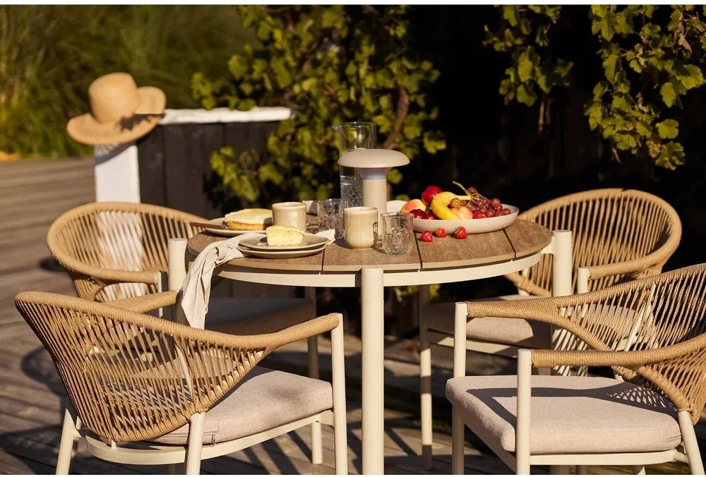 Beżowe kamionkowe filiżanki zestaw 4 szt. 360 ml Viola – House Nordic