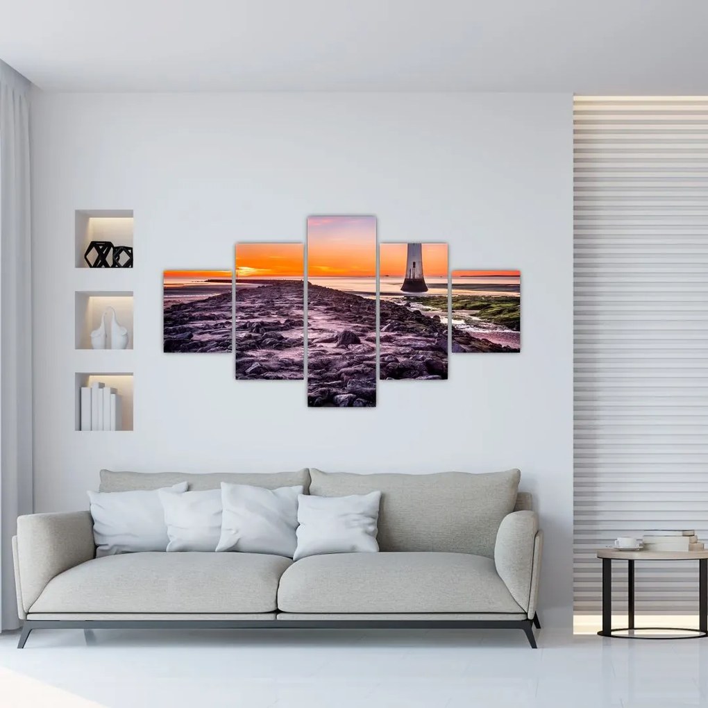 Obraz latarni morskiej (125x70 cm)