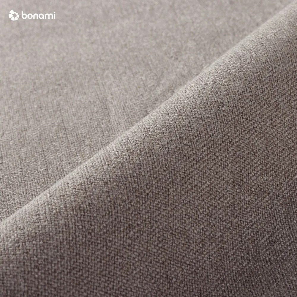 Szarobrązowe tapicerowane łóżko dwuosobowe bez stelaża 140x200 cm Mattis – Meise Möbel