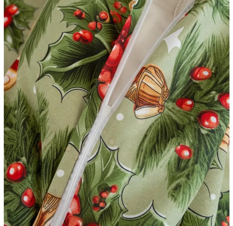 PrzytulneMieszkanie.pl PrzytulneMieszkanie.pl Pościel z mikrofibry CHRISTMAS PRESENTS zielone Rozmiar pościeli: 70 x 90 cm | 140 x 220 cm