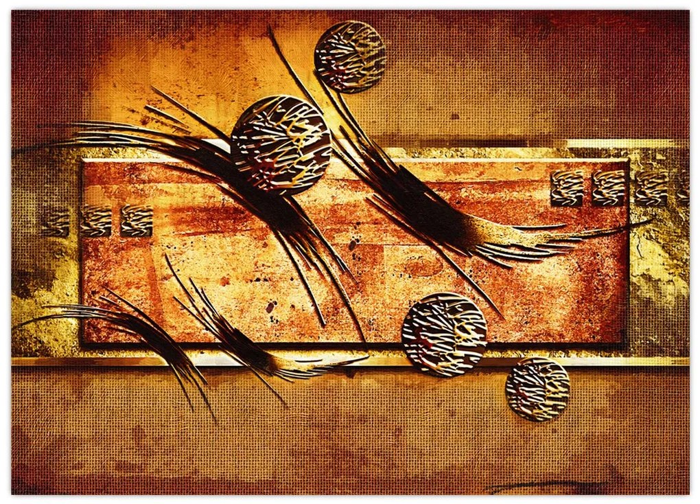 Obraz abstrakcji (70x50 cm)