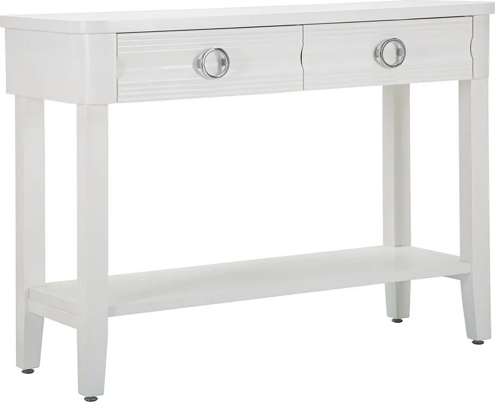 Stolik Konsolowy VKH603, Biały, 110x40x82 cm, Kendra Home