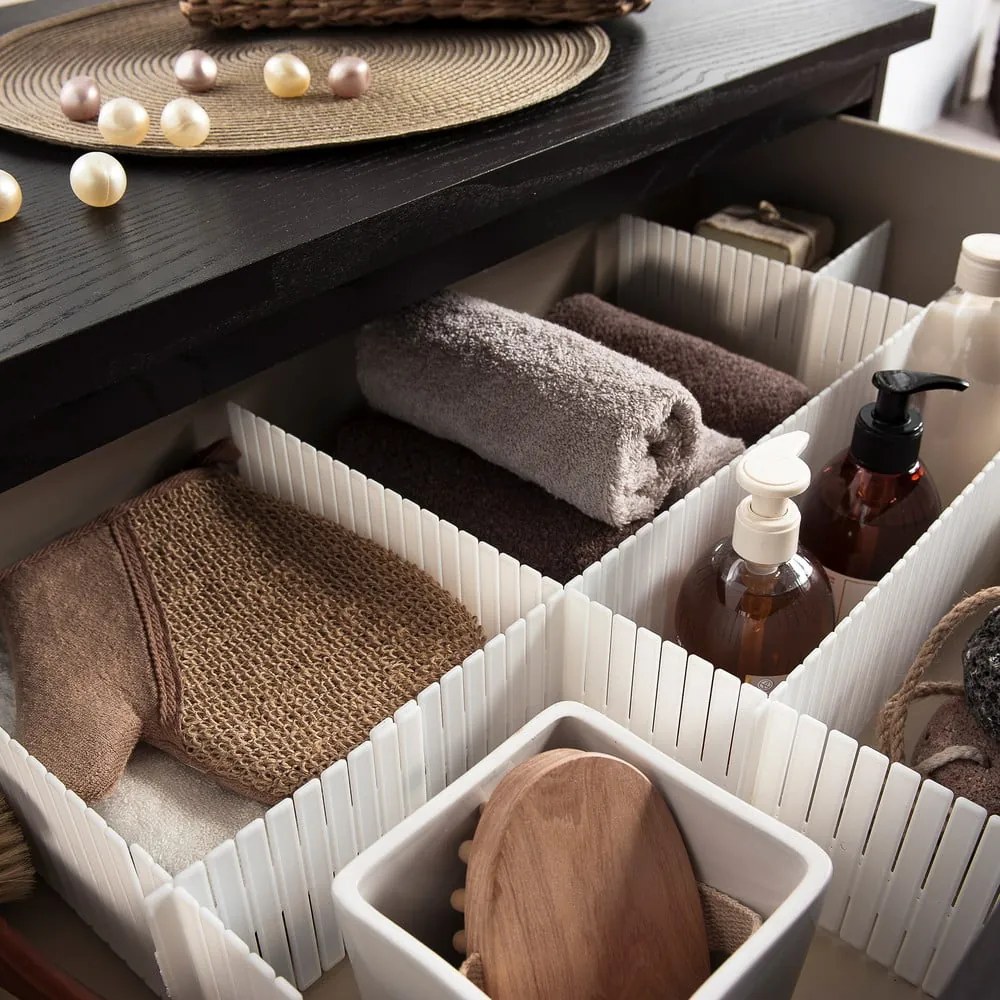 Plastikowe przegrody do szuflad zestaw 6 szt. – Compactor