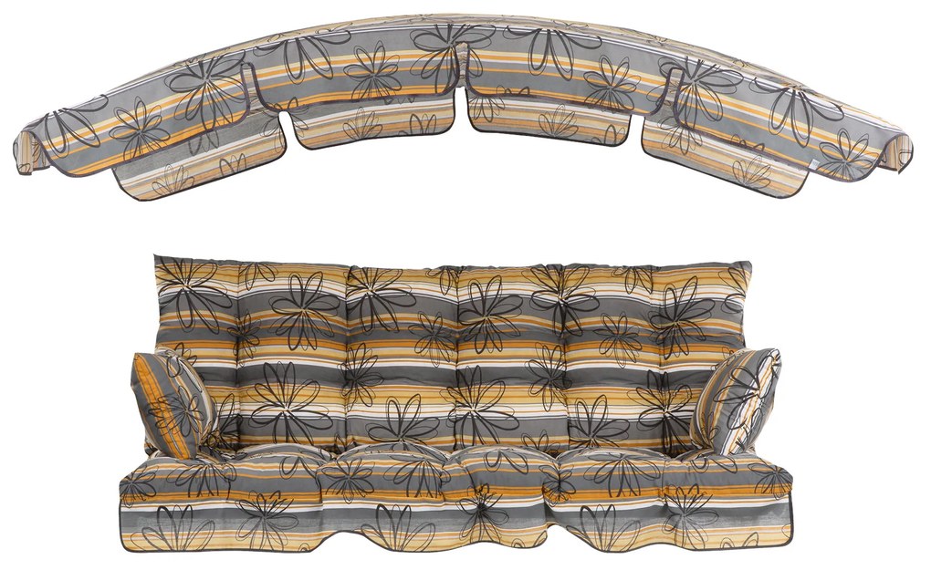 Poduszki na huśtawkę 170 cm z daszkiem  Ravenna C037-16PB PATIO