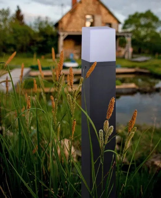 Nowoczesna lampa ogrodowa słupek 4X S343 L3-A64