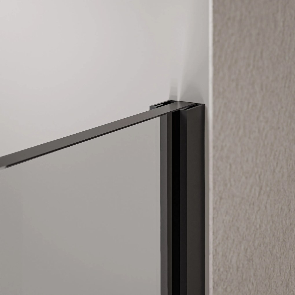 Ścianka prysznicowa Walk-In EX102 - 2 ścianki - przezroczyste bezpieczne szkło 10 mm