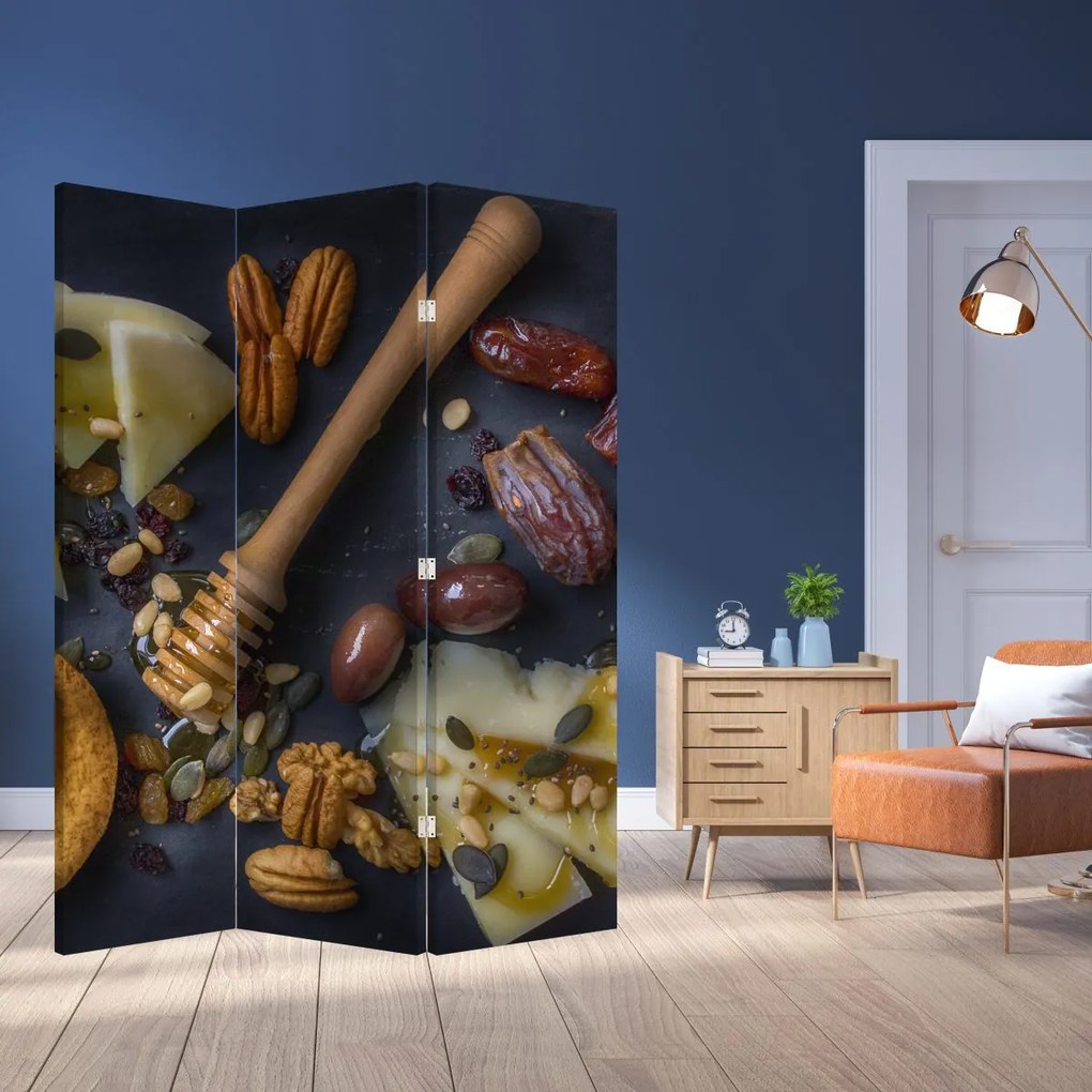 Parawan - Suszone owoce (126x170 cm)