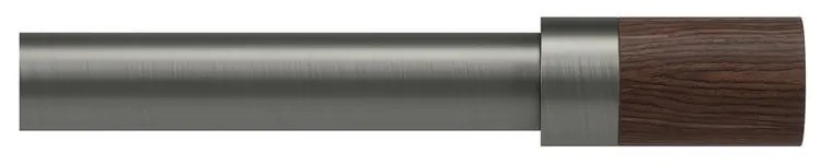 Stalowy regulowany karnisz 183 - 366 cm Blok – Umbra