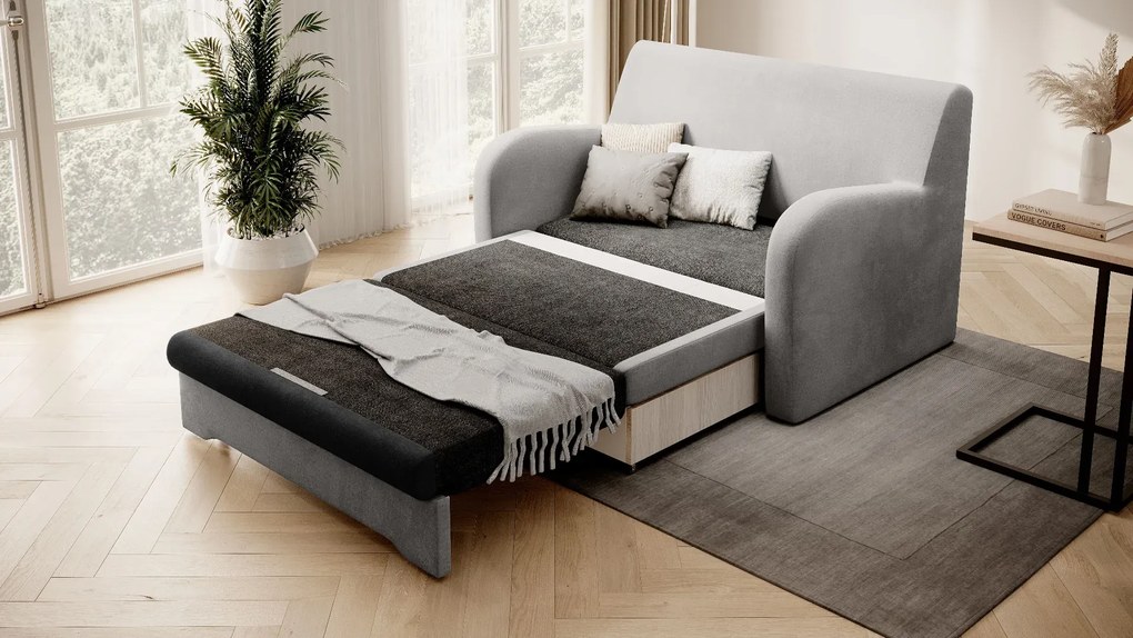 Sofa rozkładana z funkcją spania ARIO jasnoszara/szara ELTAP