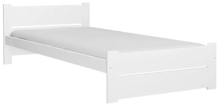 Łóżko IKAROS DOUBLE 90 x 200 cm, białe Stelaż: Bez stelaża, Materac: Materac Sommera