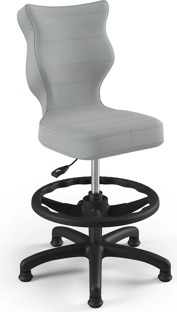 Krzesło dziecięce Petit czarny Velvet 03 rozmiar 4 (133-159 cm) WK+P