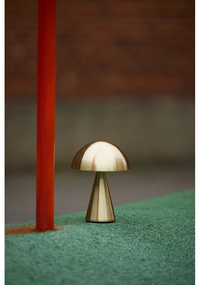 Lampa stołowa LED w kolorze złota ze ściemniaczem (wysokość 20 cm) Mush – Hübsch