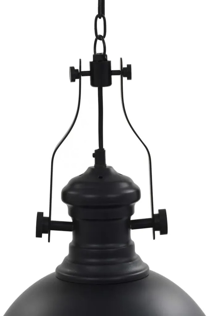 Czarna Industrialna Lampa Sufitowa M5-F01