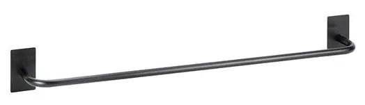 Uchwyt na ręczniki 64,5x7,2 cm stal nierdzewna/czarny
