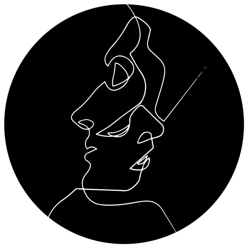 Dywan Rizzoli Faces, ⌀ 100 cm