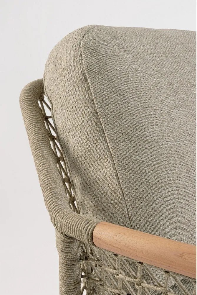 Jasnobrązowa sofa ogrodowa z litego drewna akacjowego Eulero – Bizzotto