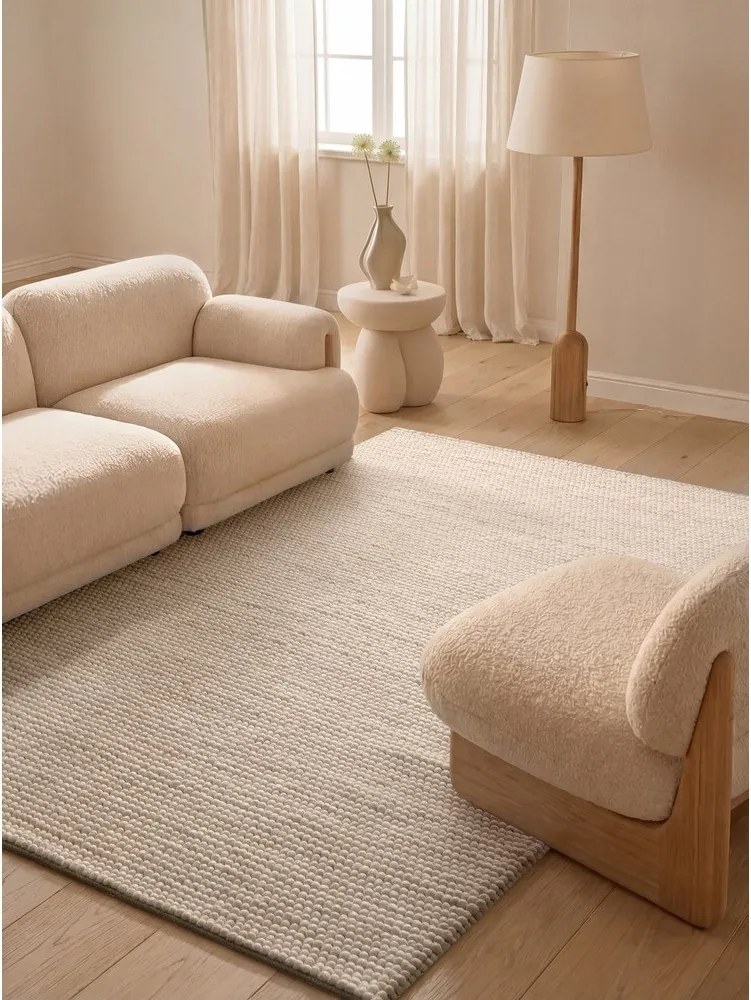 Kremowy wełniany dywan tkany ręcznie 120x170 cm Richmond Diana – Ted Baker