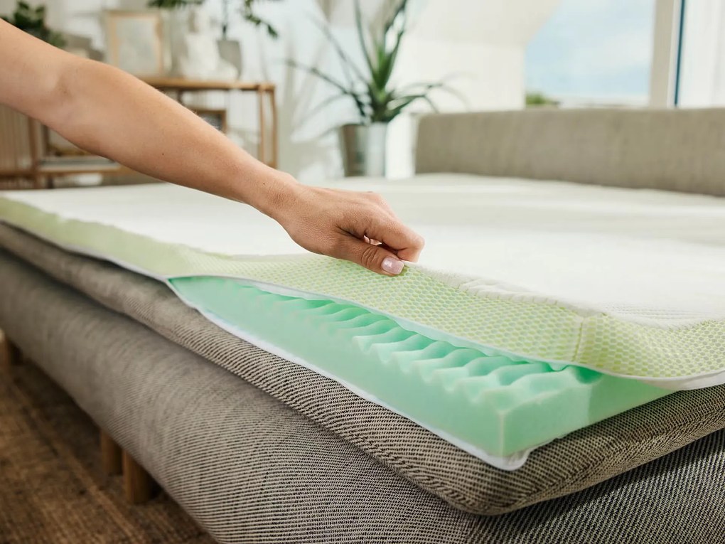 Materac nawierzchniowy Aloe Vera 4cm 70x190 cm