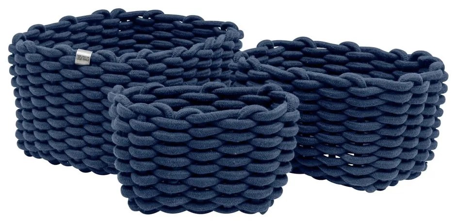 Tekstylne koszyki zestaw 3 szt. 30x25x19 cm Tom Tailor – Wenko