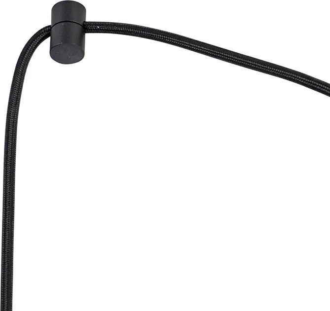 Designerska lampa wisząca czarna 5-światłowa - Cavalux