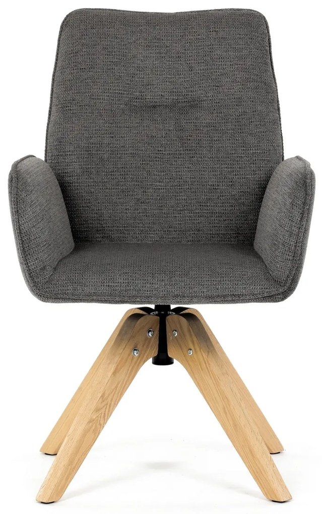 Krzesło do jadalni DCH-C2148 GREY2 z wodoodpornątkaniną