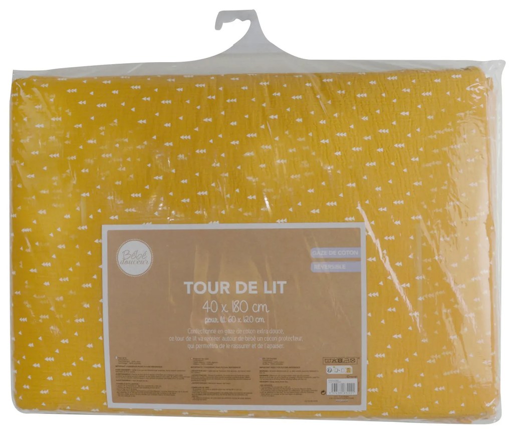 Ochraniacz do łóżeczka dziecięcego GAUGE, 40 x 180 cm