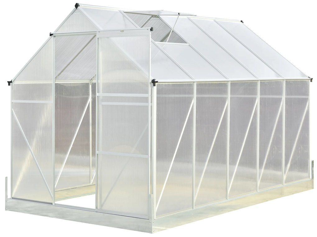 Szklarnia ogrodowa z poliwęglanu 3,1 x 1,9 x 1,95 m PATIO