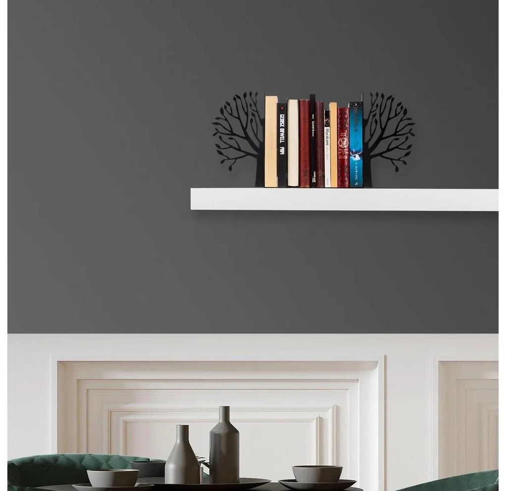 Podpórka do książek 22x44 cm czarna