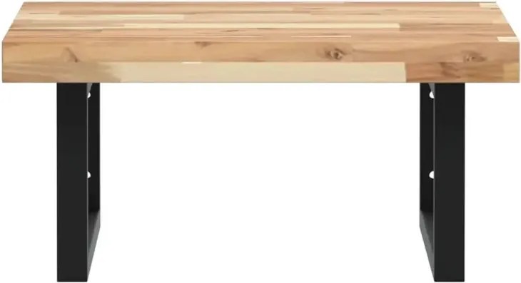 Łazienkowa półka nieobrobione akacjowe drewno W2-L42