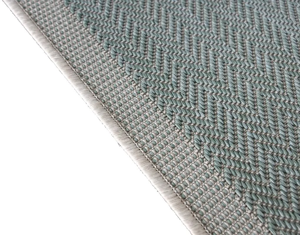 Dywan zewnętrzny Miovani eukaliptusowo zielony 200 cm x 290 cm