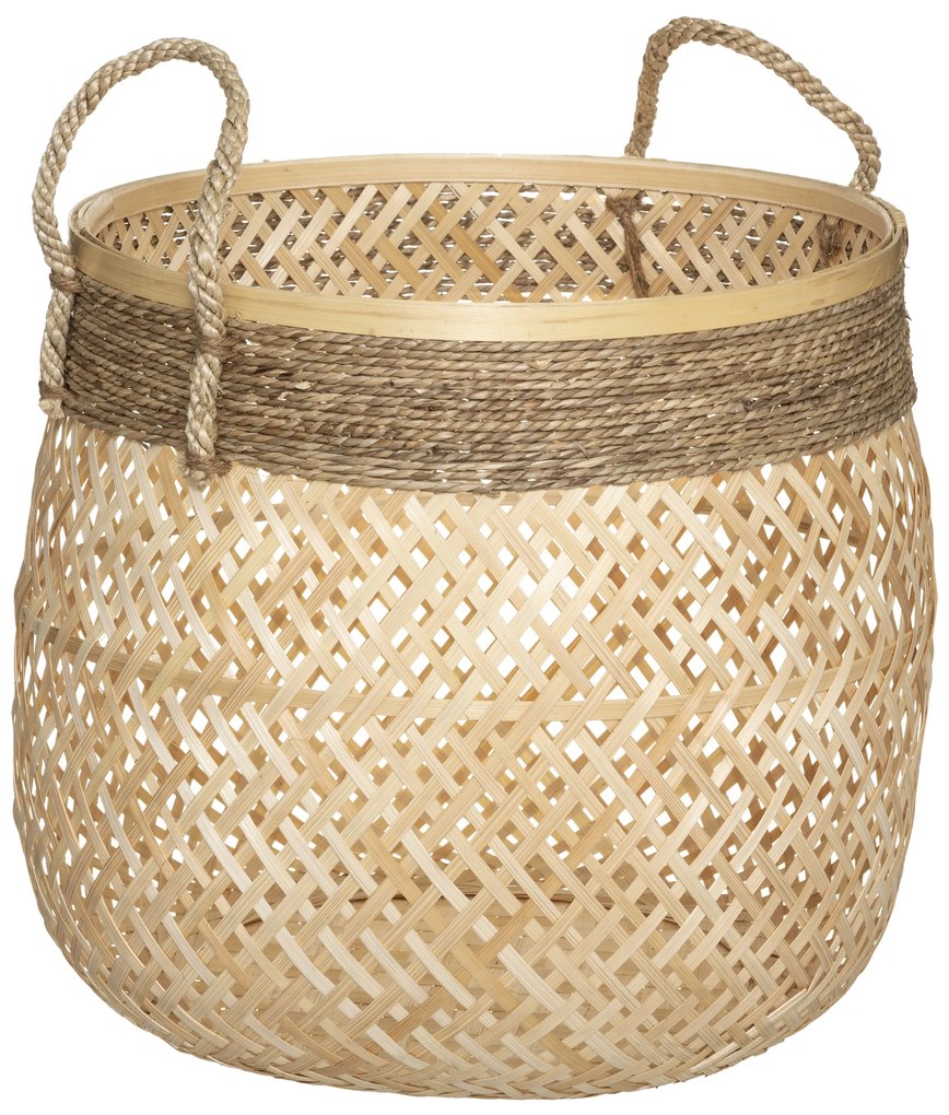 Kosze do przechowywania ROPE, plecionka, 3 sztuki