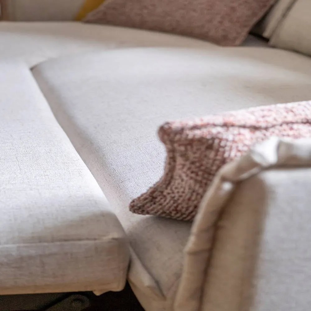 Turkusowa rozkładana sofa 225 cm Charming Charlie – Miuform