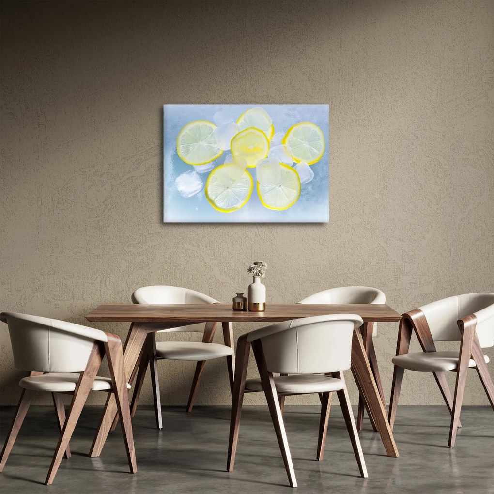 Obraz cytryn w lodzie (70x50 cm)