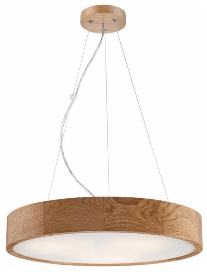 Lampa wisząca OAK 3xE27/60W/230V dąb Ø 47,5 cm