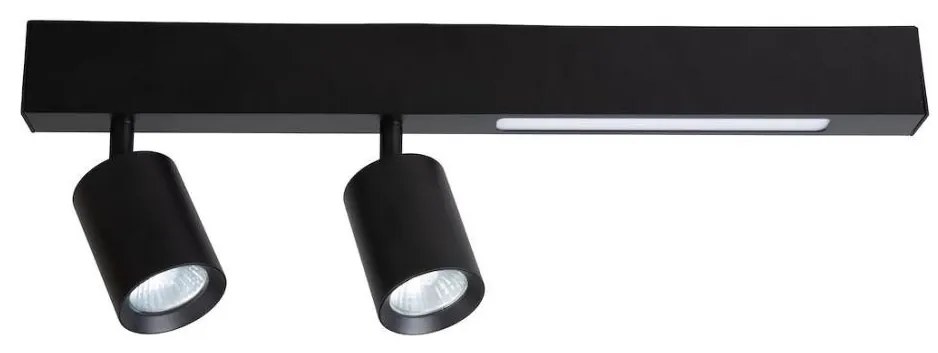 LED Oświetlenie punktowe MAGNET LED/5W/230V + 2xGU10/60W 3000/4000K czarny