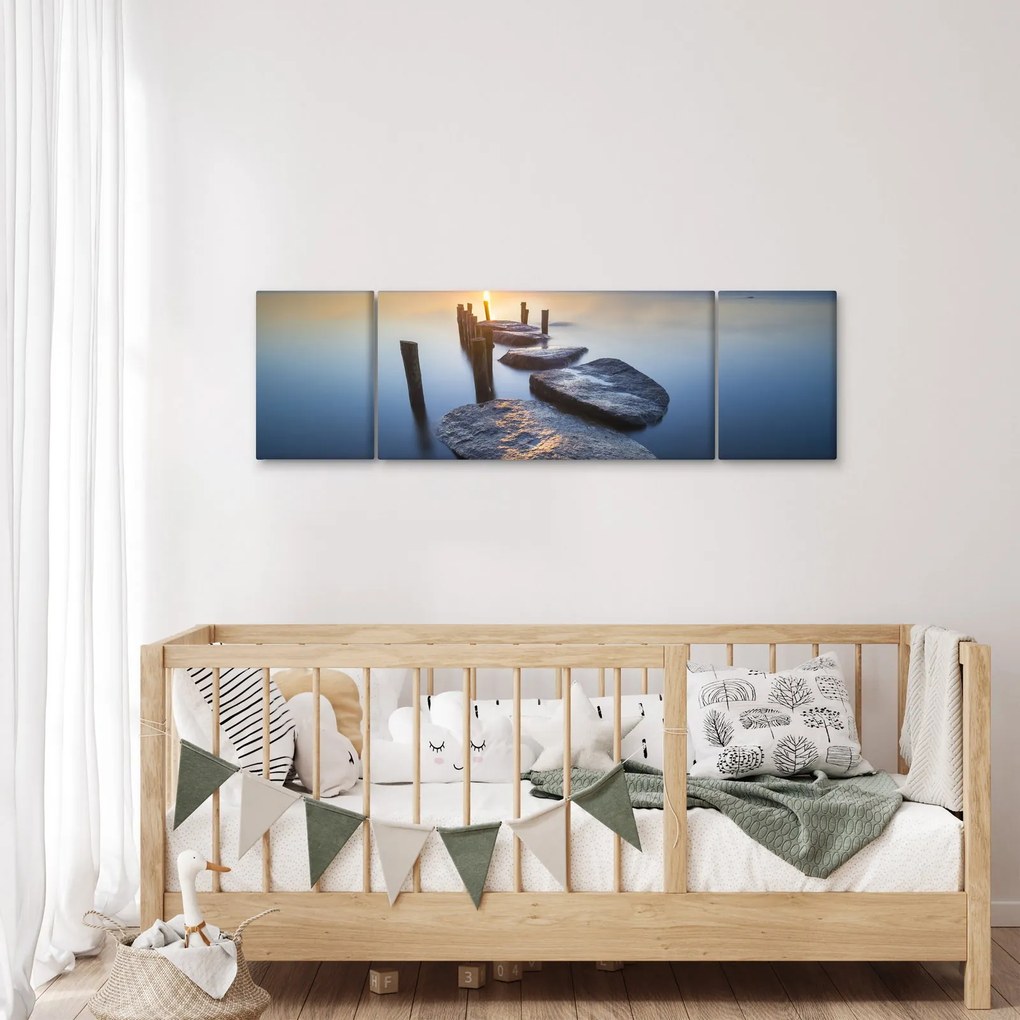 Obraz - Kamienne molo (170x50 cm)