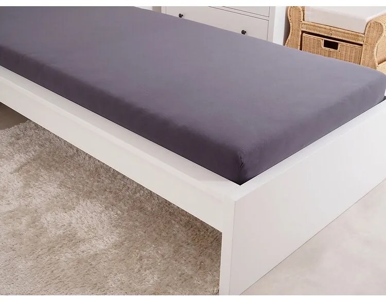 4Home prześcieradło jersey Ideal antracytowe, 60 x120 cm, 60 x 120 cm