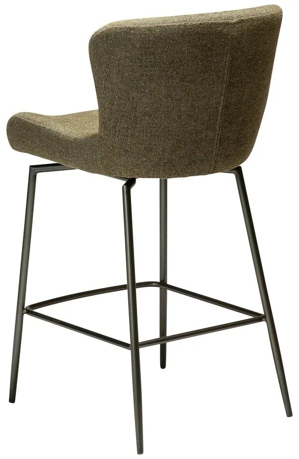 Tapicerowany hoker w kolorze khaki (wysokość siedziska 67,5 cm) Glam – DAN-FORM Denmark