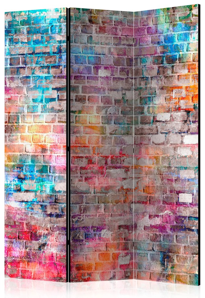 Parawan jednostronny Tła i desenie 135x172 cm 3-częściowy wielokolorowy ARTGEIST B
