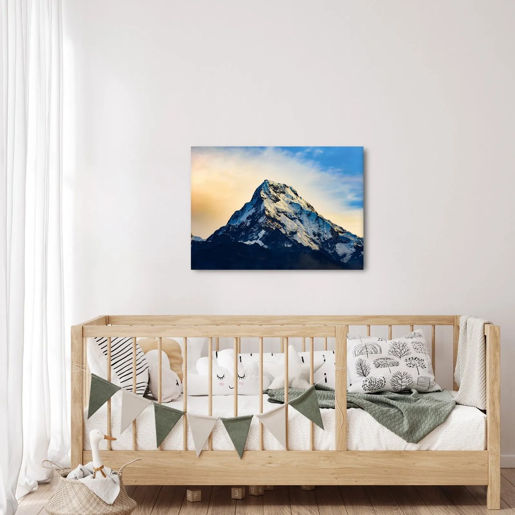 Obraz ośnieżonych gór, Nepal (70x50 cm)