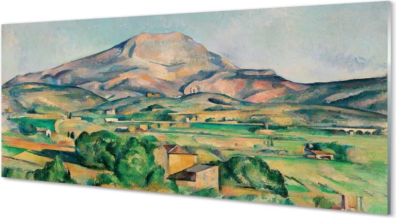 Szklany Panel Góra Świętej Wiktorii - Cézanne