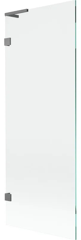 Mexen Lunar L parawan nawannowy 1-skrzydłowy 70 x 150 cm, transparent, gun metal - 897L-070-000-95-00