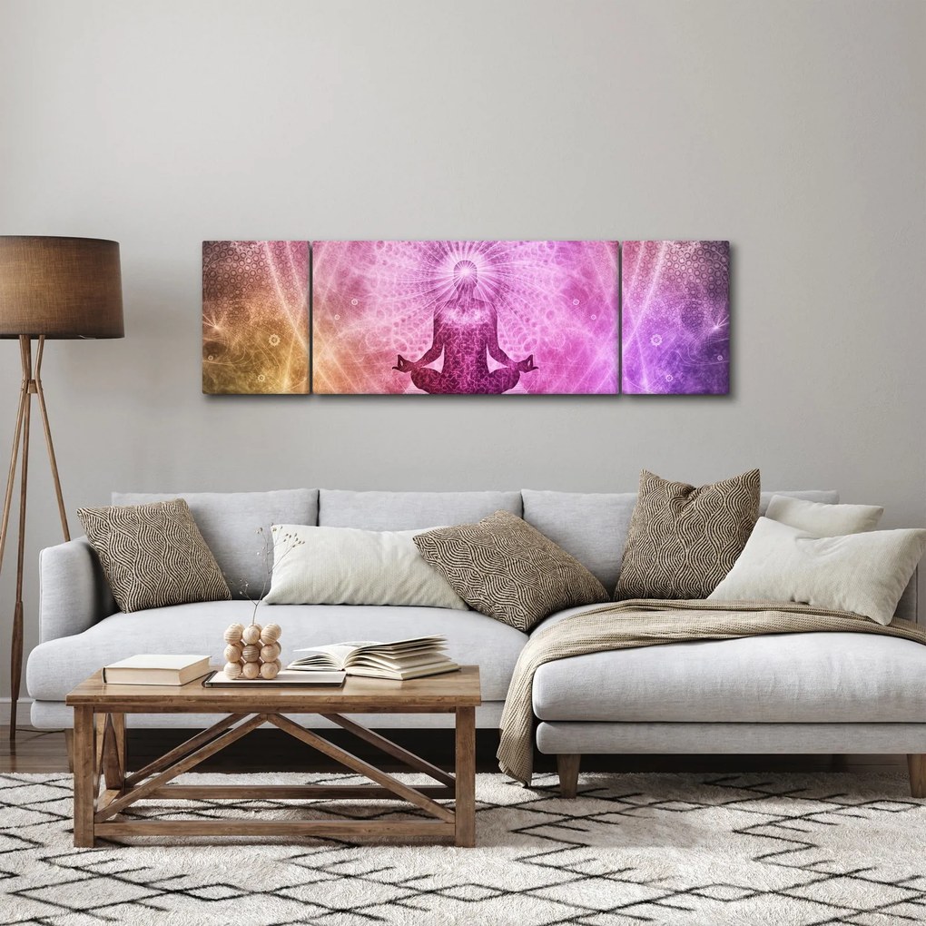 Obraz - aura medytacji (170x50 cm)