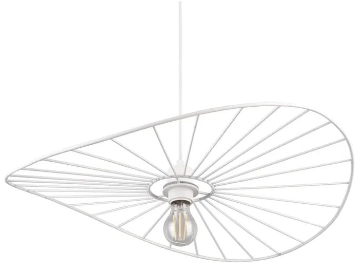 Biała lampa wisząca ø 60 cm Chapeau – Trio