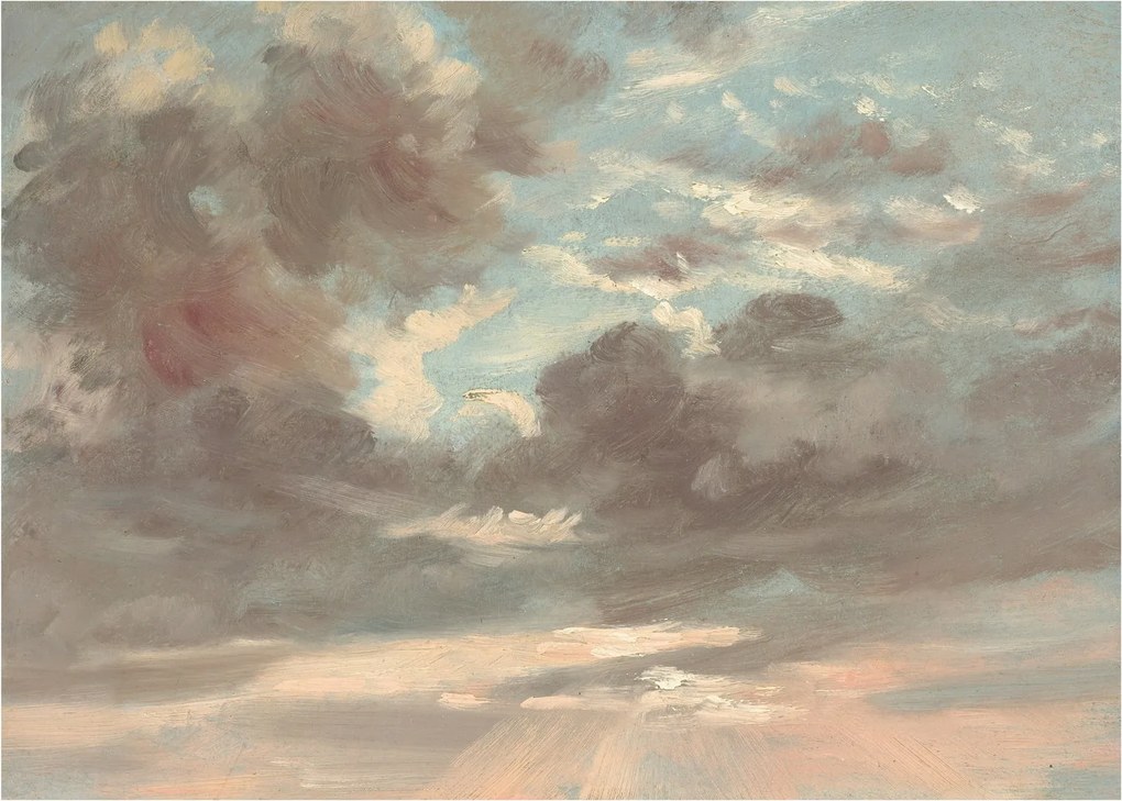 Obraz na szkle - John Constable, Cloud Study Stormy Sunset, reprodukcje (70x50 cm)