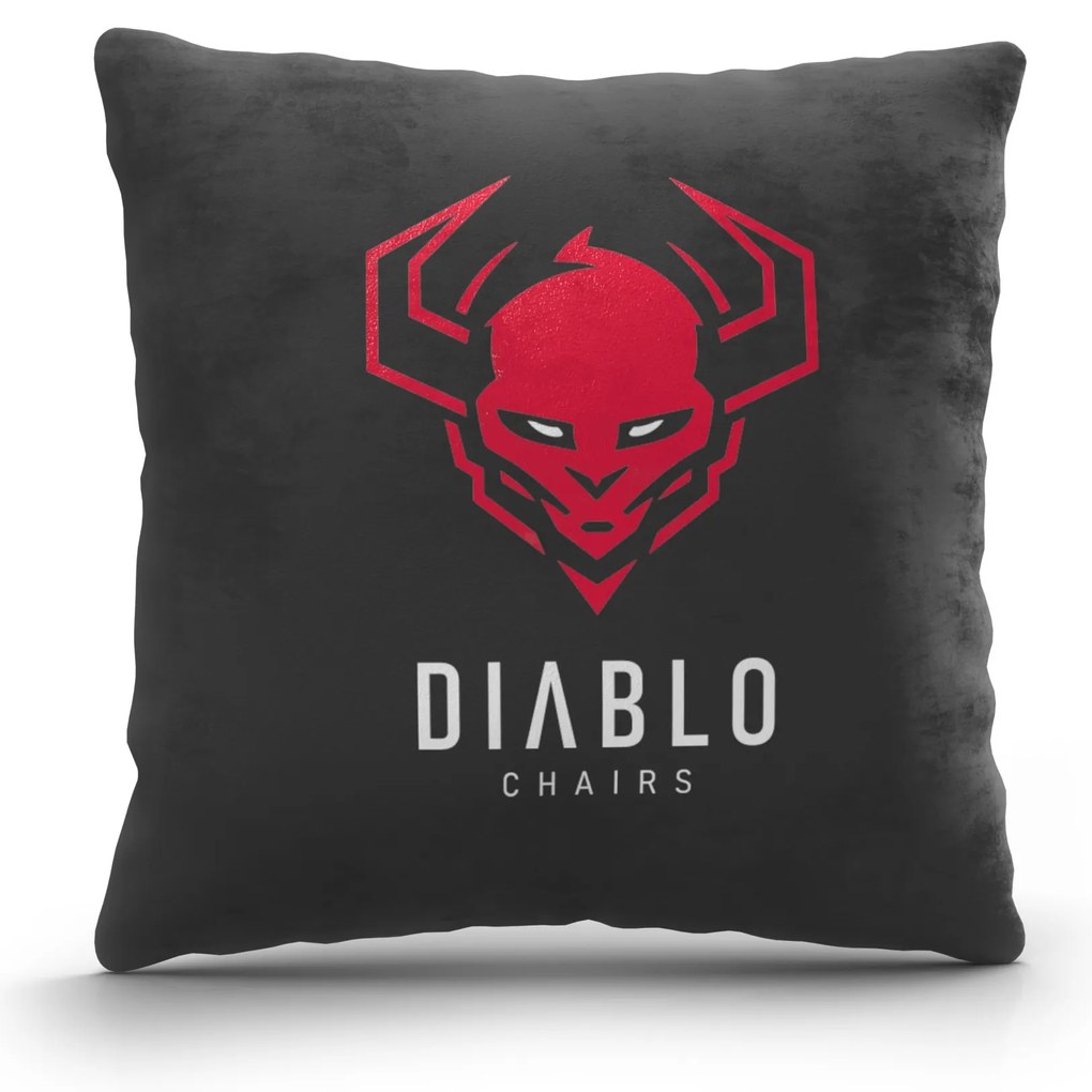 Poduszka dekoracyjna Diablo Chairs, czarna