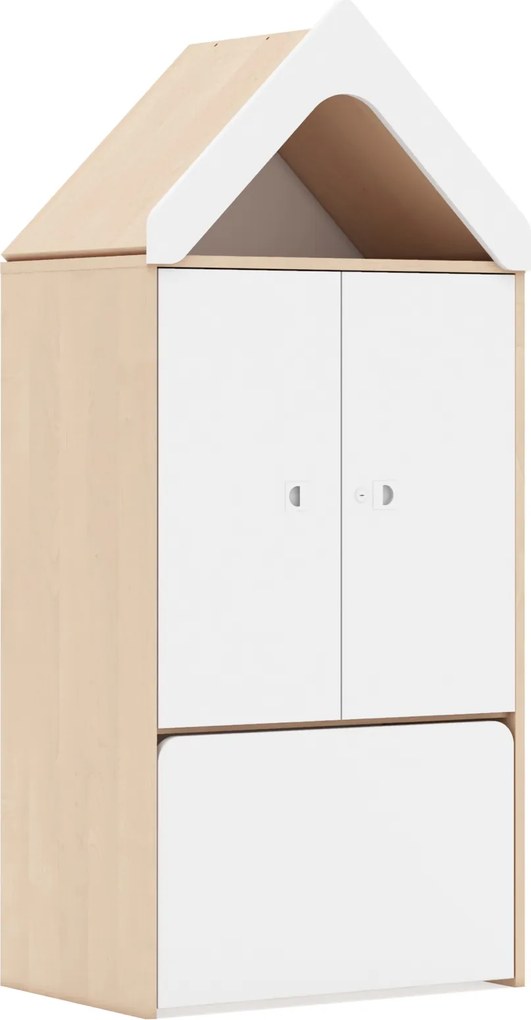 Szafa szkolna na klucz domek ze skrzynią Blox BASE 70 index 3P-2R-2F2-SD