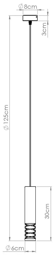 Lampa wisząca LAMI 1 biała SOLLUX LIGHTING