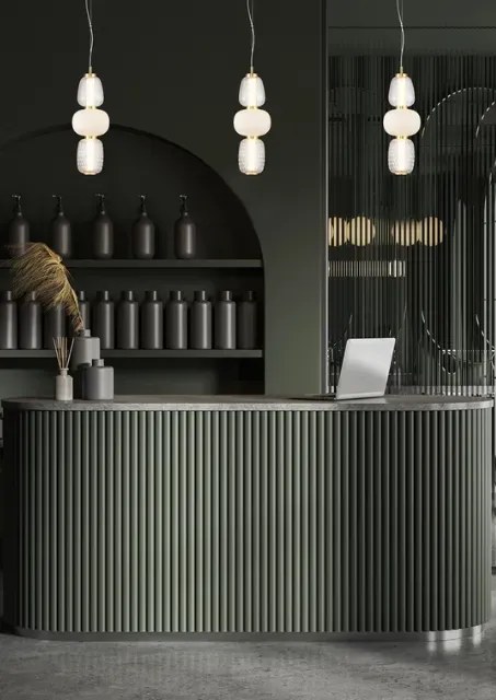Złoty żyrandol w stylu glamour - K387-Arisa