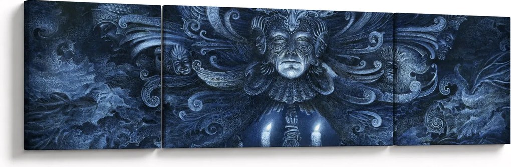 Obraz - Ciemny barok (170x50 cm)